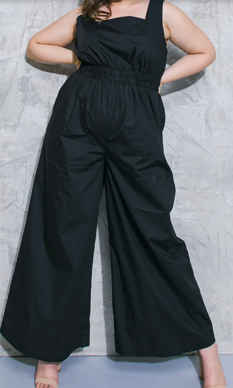 The Essential Black Wide Leg Jumpsuit