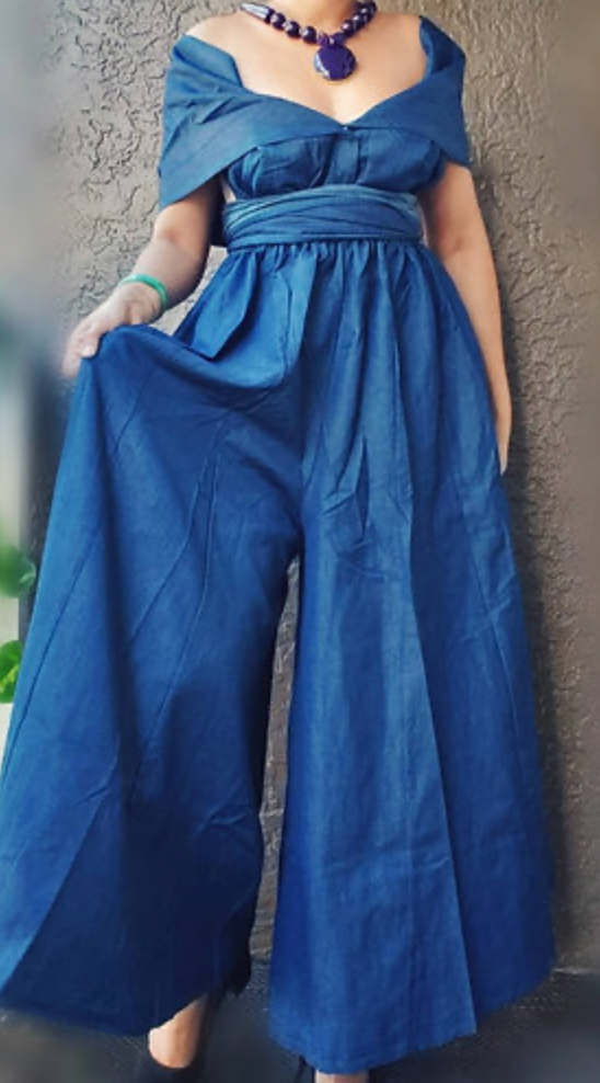 Multi Way Palazzo Jumpsuit Romper