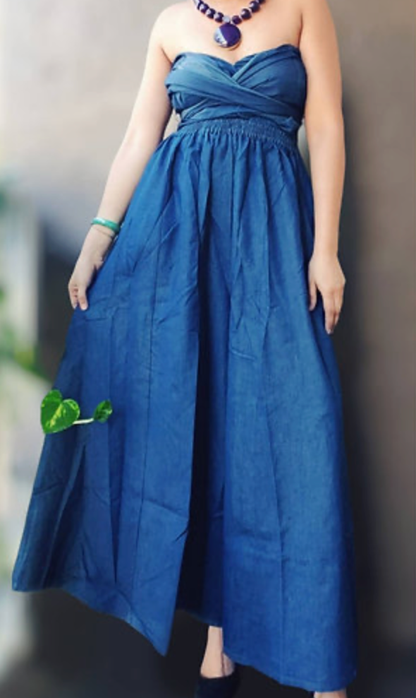 Multi Way Palazzo Jumpsuit Romper